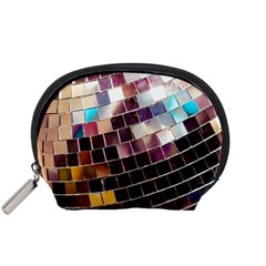 Funky Disco Ball Accessory Pouch (small) by essentialimage365