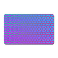 Hex Circle Points Vaporwave One Magnet (rectangular) by WetdryvacsLair