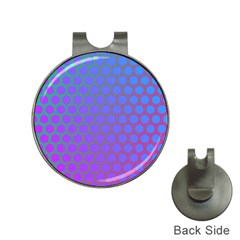 Hex Circle Points Vaporwave One Hat Clips With Golf Markers by WetdryvacsLair