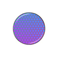 Hex Circle Points Vaporwave One Hat Clip Ball Marker (10 Pack) by WetdryvacsLair