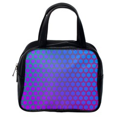 Hex Circle Points Vaporwave One Classic Handbag (one Side) by WetdryvacsLair