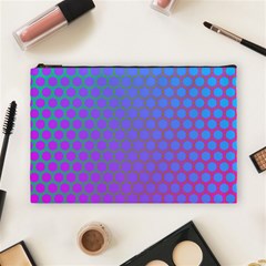 Hex Circle Points Vaporwave One Cosmetic Bag (large) by WetdryvacsLair