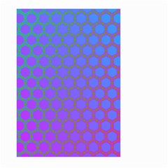 Hex Circle Points Vaporwave One Large Garden Flag (two Sides) by WetdryvacsLair