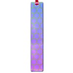 Hex Circle Points Vaporwave One Large Book Marks Front