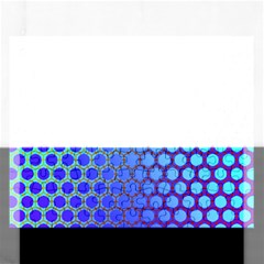 Hex Circle Points Vaporwave Three Rectangular Jigsaw Puzzl by WetdryvacsLair