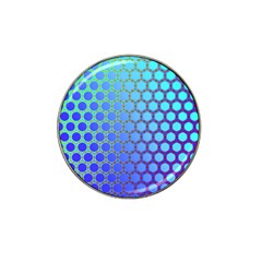 Hex Circle Points Vaporwave Three Hat Clip Ball Marker by WetdryvacsLair