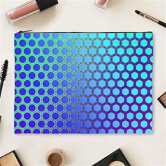 Hex Circle Points Vaporwave Three Cosmetic Bag (xl) by WetdryvacsLair