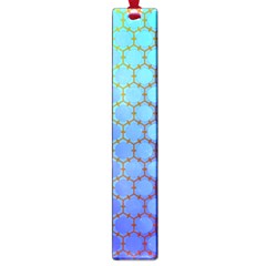 Hex Circle Points Vaporwave Three Large Book Marks by WetdryvacsLair