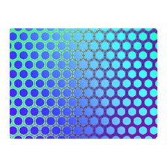 Hex Circle Points Vaporwave Three Double Sided Flano Blanket (mini)  by WetdryvacsLair