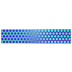 Hex Circle Points Vaporwave Three Small Flano Scarf