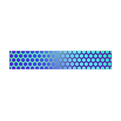 Hex Circle Points Vaporwave Three Flano Scarf (mini) by WetdryvacsLair