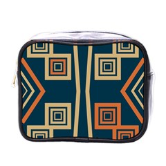 Abstract Pattern Geometric Backgrounds   Mini Toiletries Bag (one Side) by Eskimos