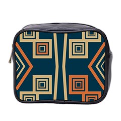 Abstract Pattern Geometric Backgrounds   Mini Toiletries Bag (two Sides) by Eskimos