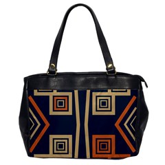 Abstract Pattern Geometric Backgrounds   Oversize Office Handbag by Eskimos