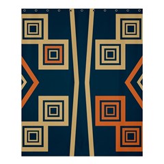 Abstract Pattern Geometric Backgrounds   Shower Curtain 60  X 72  (medium)  by Eskimos