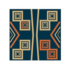 Abstract Pattern Geometric Backgrounds   Small Satin Scarf (square) by Eskimos