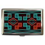 Abstract pattern geometric backgrounds   Cigarette Money Case Front