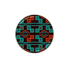 Abstract Pattern Geometric Backgrounds   Hat Clip Ball Marker by Eskimos