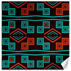 Abstract Pattern Geometric Backgrounds   Canvas 12  X 12  by Eskimos