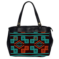 Abstract Pattern Geometric Backgrounds   Oversize Office Handbag (2 Sides) by Eskimos