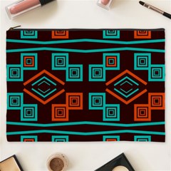 Abstract Pattern Geometric Backgrounds   Cosmetic Bag (xxxl) by Eskimos