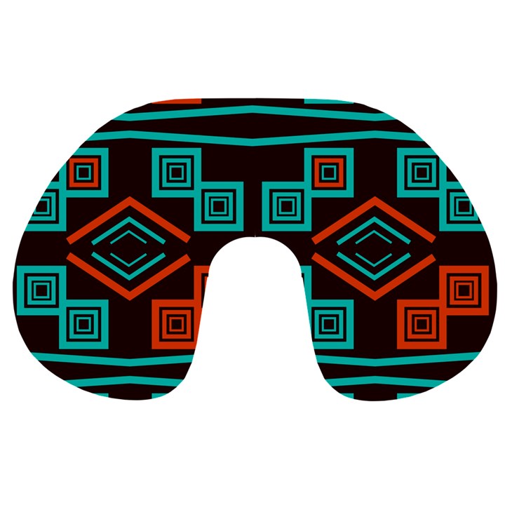 Abstract pattern geometric backgrounds   Travel Neck Pillow