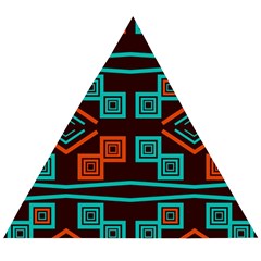 Abstract Pattern Geometric Backgrounds   Wooden Puzzle Triangle