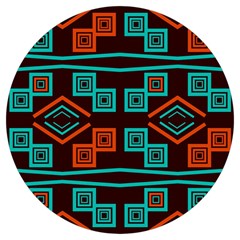 Abstract Pattern Geometric Backgrounds   Round Trivet by Eskimos