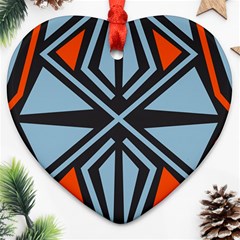 Abstract Geometric Design    Ornament (heart) by Eskimos