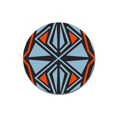 Abstract Geometric Design    Magnet 3  (round) by Eskimos