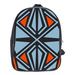 Abstract Geometric Design    School Bag (large) by Eskimos