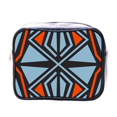 Abstract Geometric Design    Mini Toiletries Bag (one Side) by Eskimos