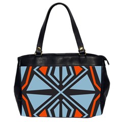 Abstract Geometric Design    Oversize Office Handbag (2 Sides) by Eskimos