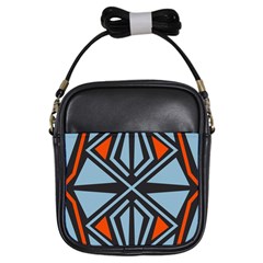 Abstract Geometric Design    Girls Sling Bag by Eskimos