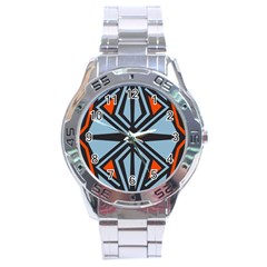 Abstract Geometric Design    Stainless Steel Analogue Watch by Eskimos