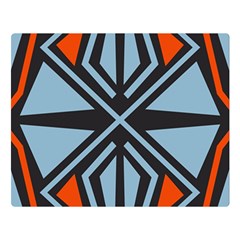 Abstract Geometric Design    Double Sided Flano Blanket (large)  by Eskimos