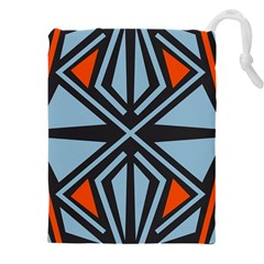 Abstract Geometric Design    Drawstring Pouch (5xl) by Eskimos