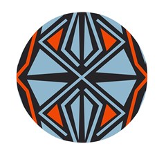 Abstract Geometric Design    Mini Round Pill Box (pack Of 5) by Eskimos