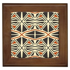 Abstract Geometric Design    Framed Tile by Eskimos