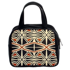 Abstract Geometric Design    Classic Handbag (two Sides) by Eskimos