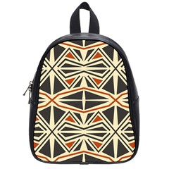 Abstract Geometric Design    School Bag (small) by Eskimos