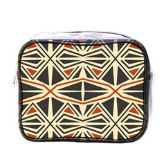 Abstract Geometric Design    Mini Toiletries Bag (one Side) by Eskimos