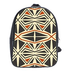 Abstract Geometric Design    School Bag (xl) by Eskimos