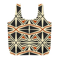 Abstract Geometric Design    Full Print Recycle Bag (l) by Eskimos