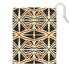 Abstract Geometric Design    Drawstring Pouch (5xl) by Eskimos