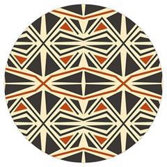 Abstract Geometric Design    Round Trivet by Eskimos