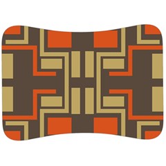 Abstract Geometric Design    Velour Seat Head Rest Cushion by Eskimos