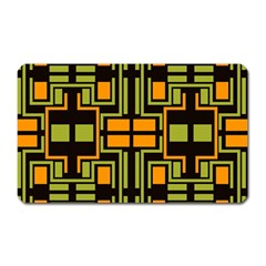 Abstract Geometric Design    Magnet (rectangular) by Eskimos