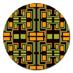 Abstract geometric design    Magnet 5  (Round) Front