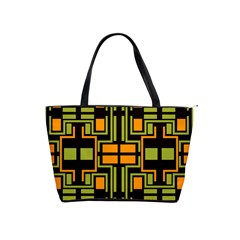 Abstract Geometric Design    Classic Shoulder Handbag by Eskimos